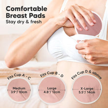 Load image into Gallery viewer, 14pk Comfy Organic Nursing Pads, Reusable Breastfeeding Pads
