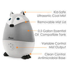 Load image into Gallery viewer, Crane Baby - Adorable  - Mini Fox - Cool Mist Humidifier
