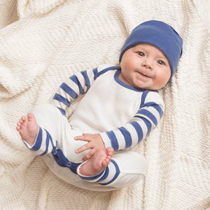 Tesa Babe - Newborn Baby Boy's Stripe Sleeves Cotton Romper