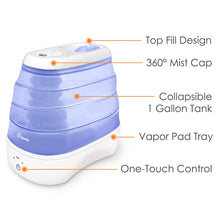 Load image into Gallery viewer, Crane Baby - Crane Collapsible Humidifier, 1 Gallon, Cool Mist
