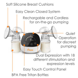 Crane Baby - Rechargeable Breast Pump - Select