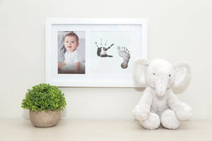 Baby's Print Frame & Ink Kit, White, by Little Pear