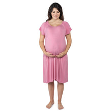 Load image into Gallery viewer, Three Little Tots Maternity Mommy Labor and Delivery/Nursing Gown - Comfortable and Functional
