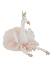 Adorable Nursery Companions - Swan, Pink Rabbit, Ballerina, and Flamingo Doll Options