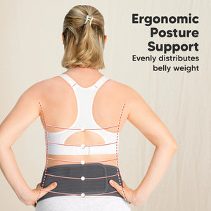 KeaBabies Ease Maternity Support Belt: Your Uplifting Companion in Mystic Grey or Black