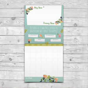 Baby's First Year Floral Open Dated Wall Calendar