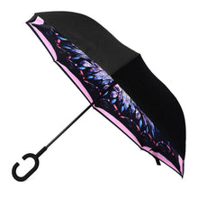 Load image into Gallery viewer, Selini New York - Feather Double Layer Inverted Umbrella
