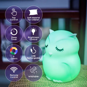 Lumipets® LED Nature's Creatures Night Light w/ Remote