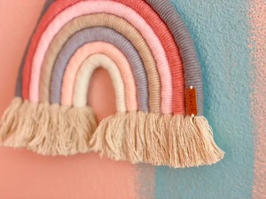 Macrame Nursery Wall Décor - Rainbow (Ice Cream) by Ali and Oli