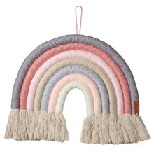 Load image into Gallery viewer, Macrame Nursery Wall Décor - Rainbow (Ice Cream) by Ali and Oli
