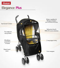 Load image into Gallery viewer, Elegance Plus Stroller Weather Shield by Manito

