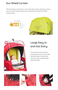 Elegance Plus Stroller Weather Shield by Manito