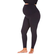 Load image into Gallery viewer, Premium Luxe Maternity Leggings 2.0 - Black by Love and Fit
