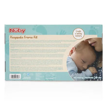 Load image into Gallery viewer, Nuby - Baby Hand and Foot Print White Wooden Frame Keepsake Set
