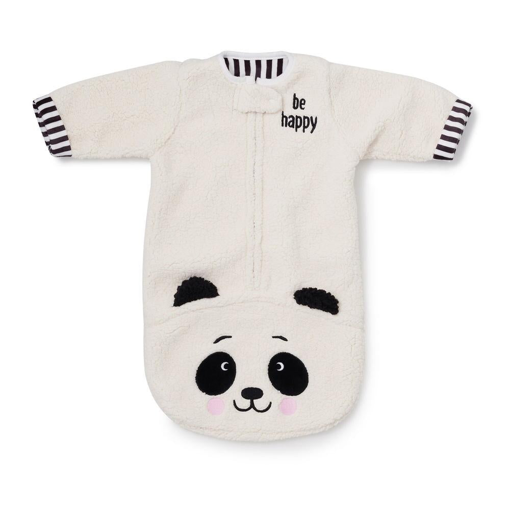 Izzy & Oliver - Panda Cozy Baby Onesie & Hat - Soft and Warm 0-12 Months 