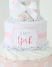 Load image into Gallery viewer, The Baby Blossom Company Diaper Cake: The Perfect Baby Shower Must-Have
