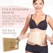 Load image into Gallery viewer, 3 in 1 Postpartum Recovery Wrap - Bounce Back with the Tummy Bandit Waist Shape-wear
