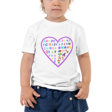 Load image into Gallery viewer, Toddler Girl ABC and 123 Short Sleeve Tee
